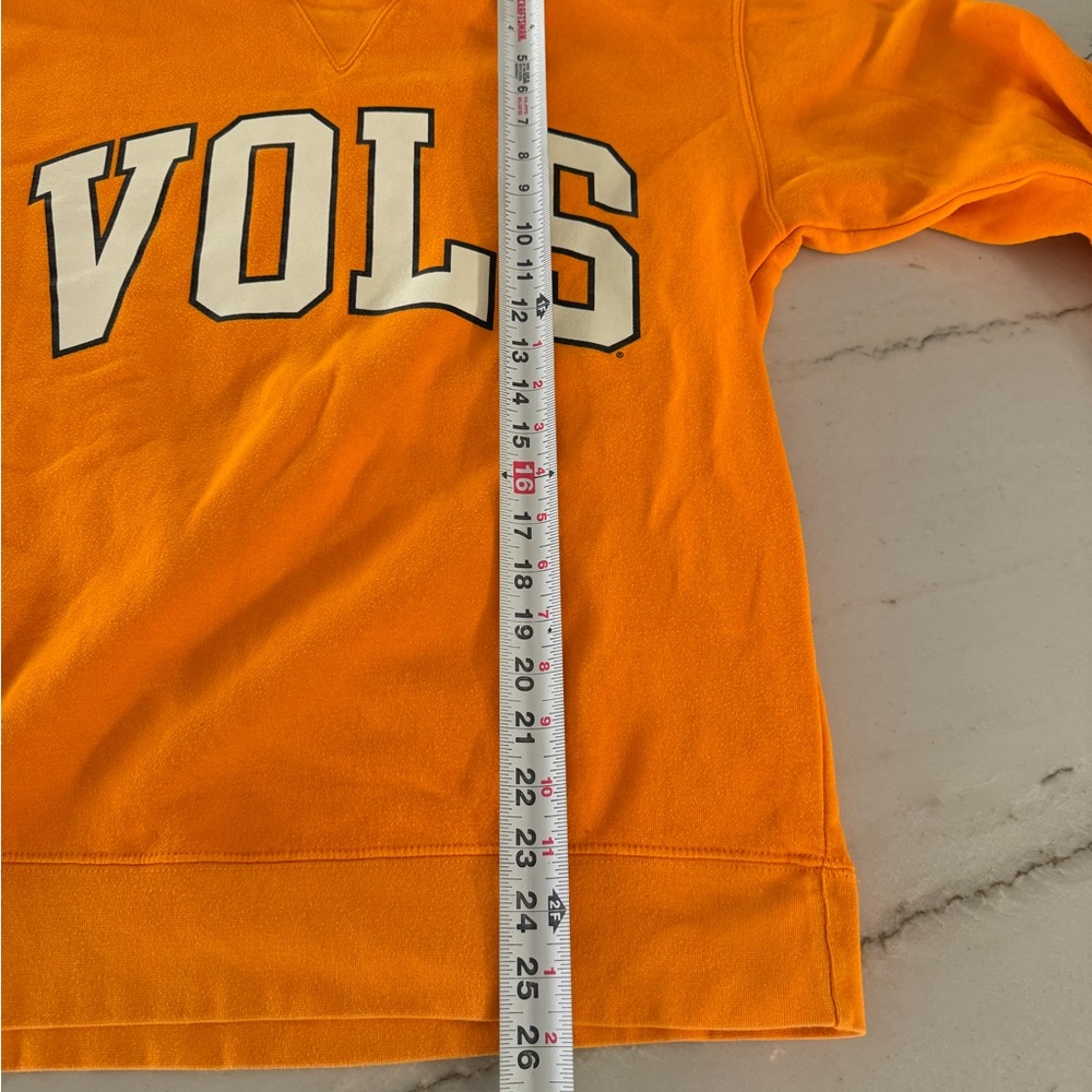 Tennessee Volunteers Sweatshirt Mens M BigCotton Crewneck Pullover Orange - Picture 5 of 6